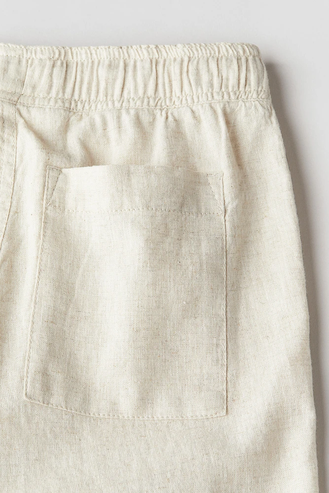 Linen-blend Joggers