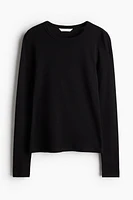 Long-sleeved Jersey Top