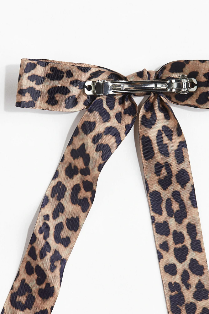 Satin Bow Hair Clip