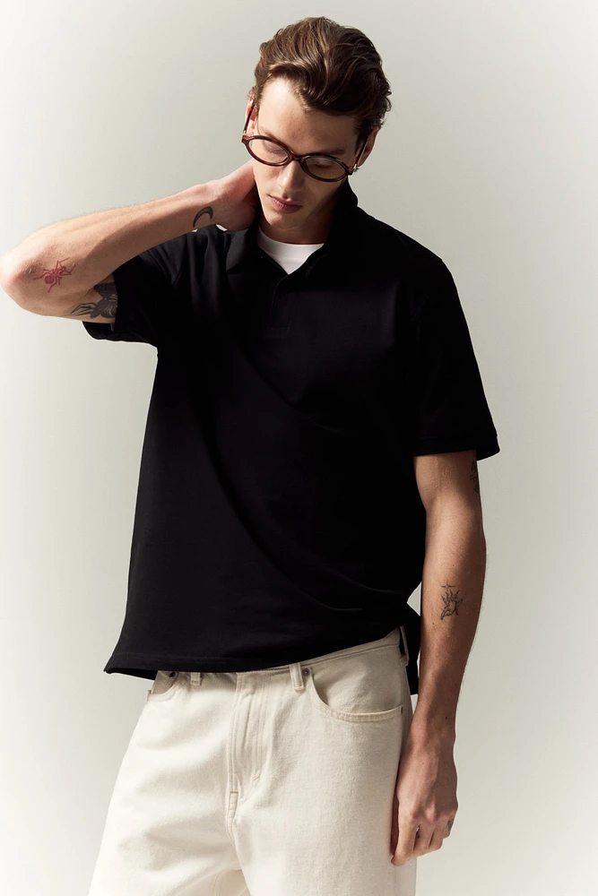 Regular Fit Piqué Polo Shirt