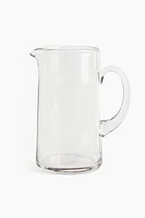 Tapered Glass Pitcher