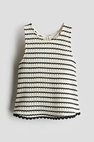 Camisole en tricot texturé