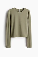 Long-Sleeved Jersey Top