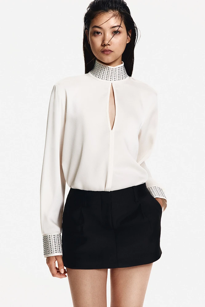 Blouse with Stud Details