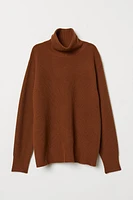 Cashmere-blend Turtleneck Sweater