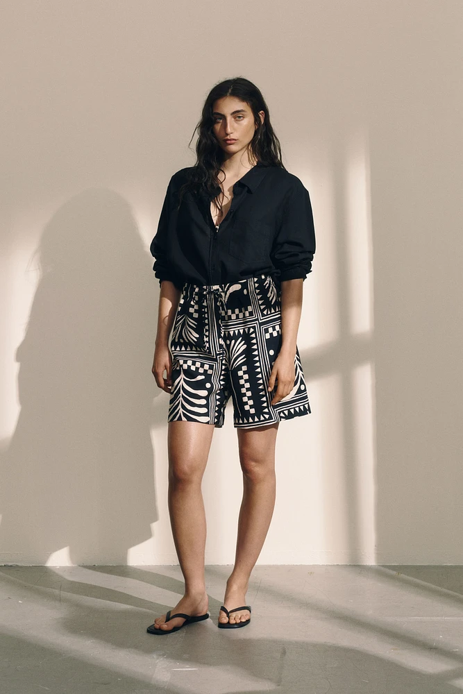 Drawstring shorts