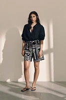 Drawstring shorts