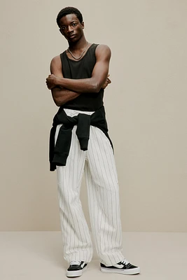 Loose Fit Twill Pants