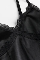 Lace-trimmed Camisole Top