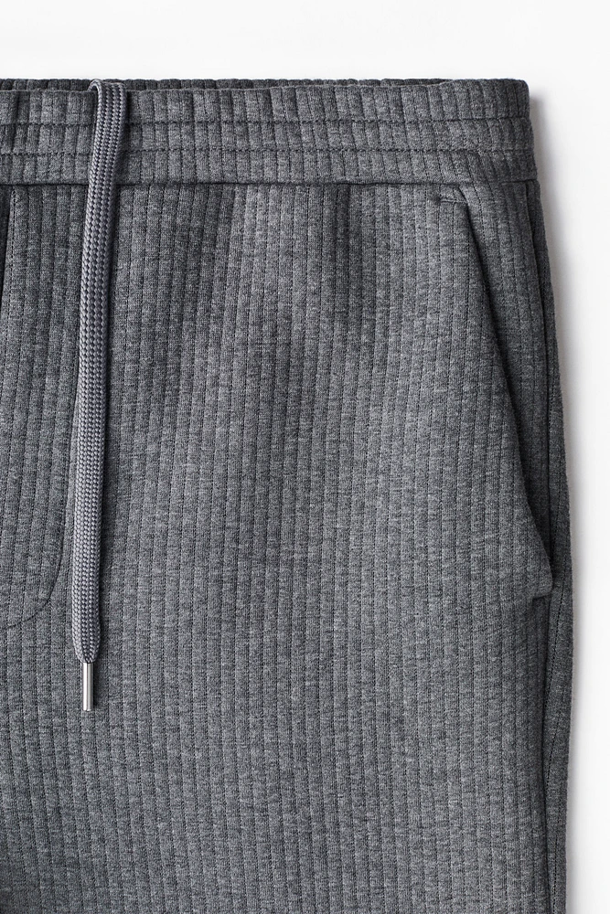 Regular Fit Ribbed Joggers