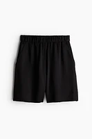 Silk-blend Shorts