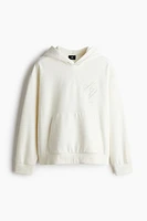 Loose-Fit Printed Hoodie
