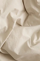 Enveloppe de couette lit simple en coton lavé