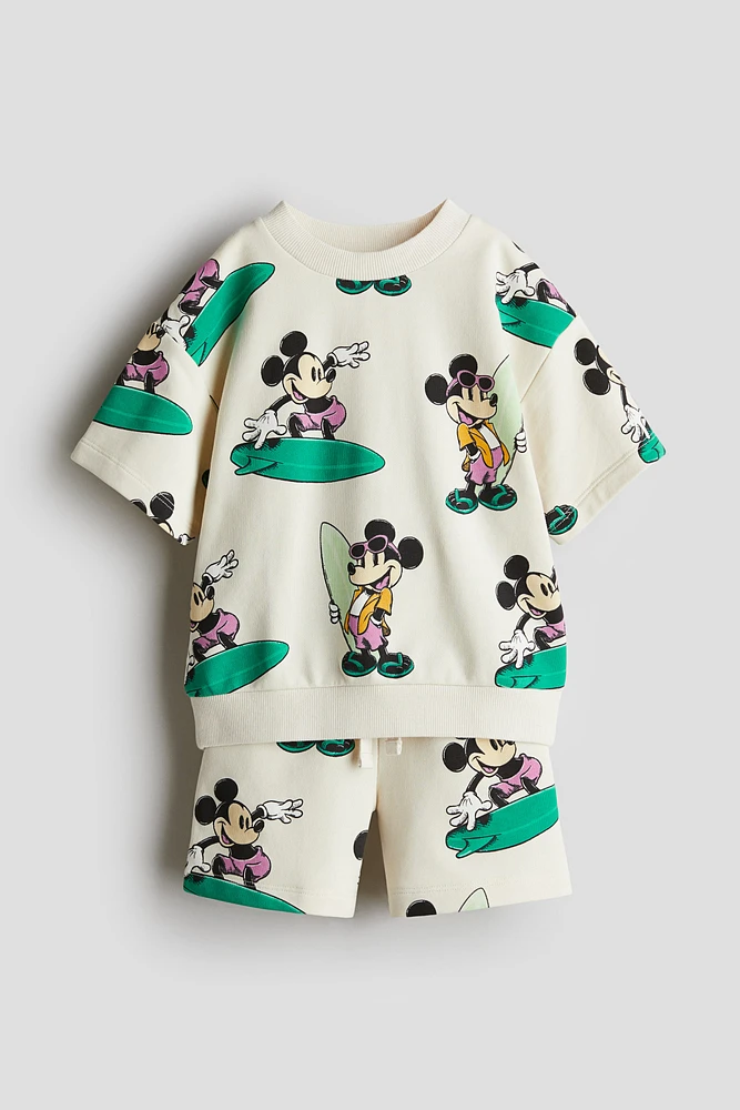 2-piece Printed Sweatshirt Set