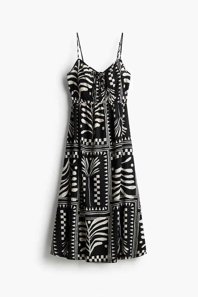 Robe en jersey froissé