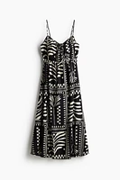 Crinkled Jersey Dress