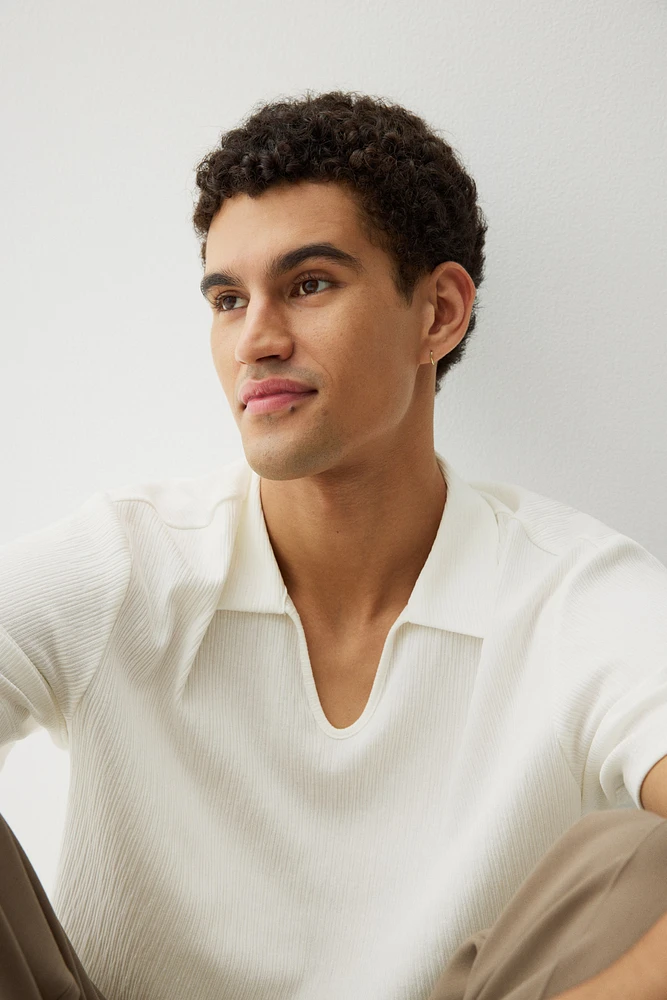 Regular-Fit T-Shirt with Collar