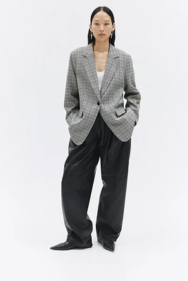 Blazer à fermeture droite