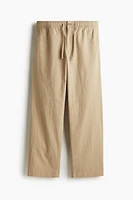 Relaxed-Fit Seersucker Pants