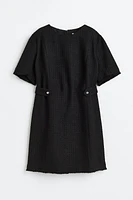 H&M+ Wool-blend Bouclé Dress