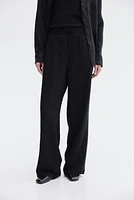 Pantalon en lin mélangé