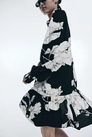 Patterned Viscose Dress