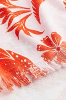 Serviette de plage à motif
