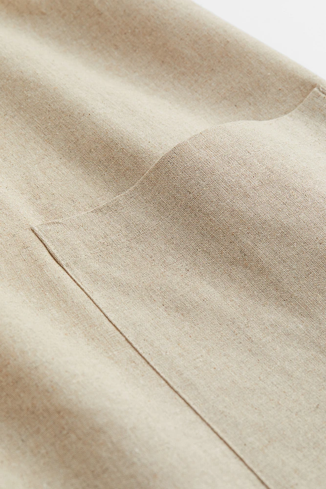 Linen-blend Apron