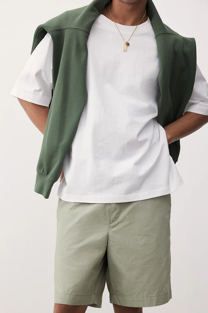Regular-Fit Canvas Shorts