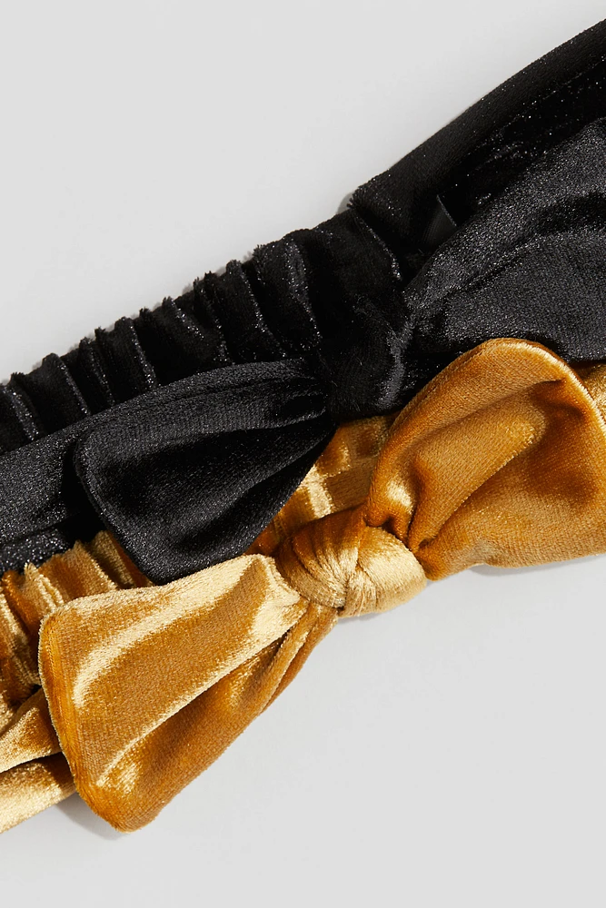 2-pack Bow-detail Hairbands