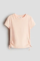 Jersey Top with Drawstrings
