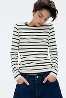 Ribbed Jersey Top