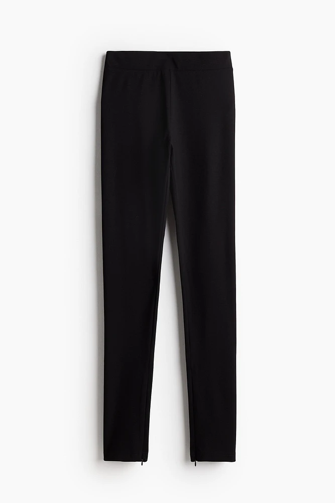 Zip-Hem Leggings