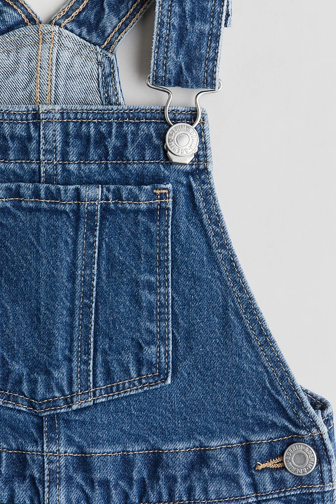 Robe salopette en denim