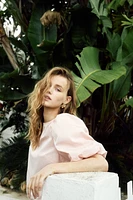 Puff-Sleeved Blouse