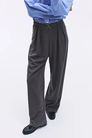 Buckle-detail Dress Pants