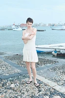 Bubble-Hem Bandeau Dress