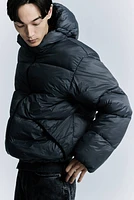 Loose Fit Water-Repellent Puffer Jacket