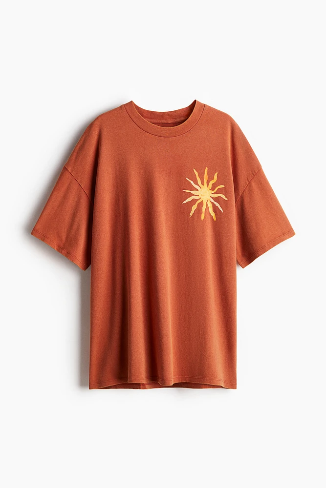 Oversized T-Shirt with Motif