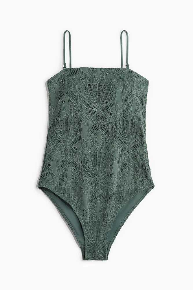 Costume de bain bandeau coussiné