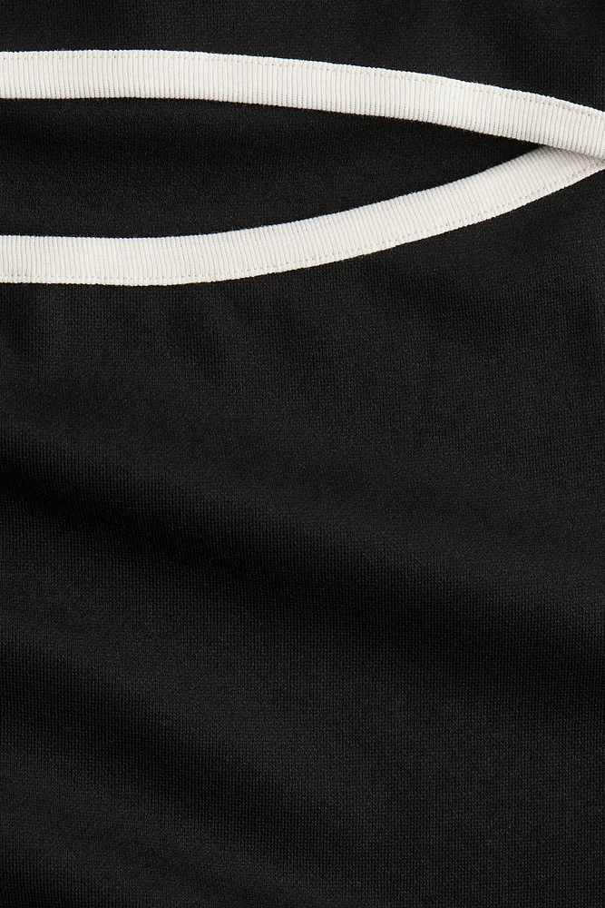 Robe maxi découpée