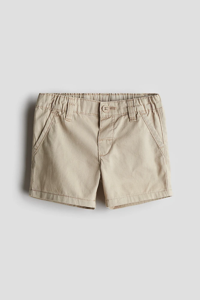 Twill shorts