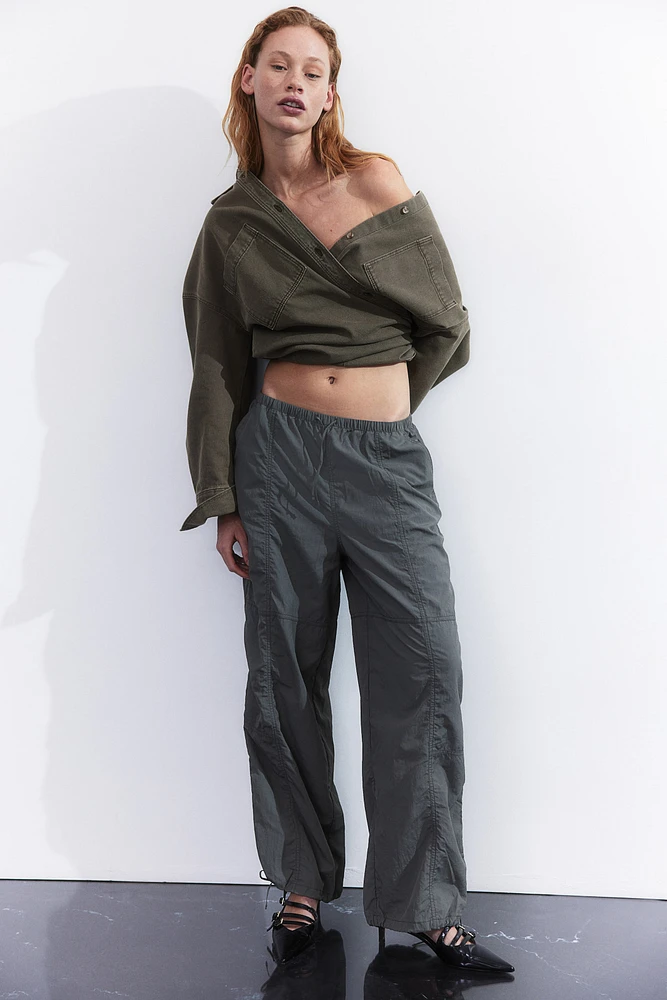 Nylon Parachute Pants