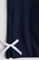 Bow-Detail Bike Shorts