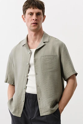 Regular Fit Textured resort shirt