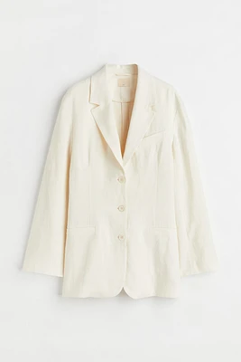 Linen-blend Jacket