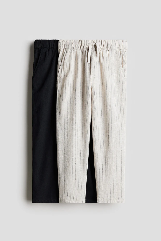 2-Pack Linen-Blend Pants