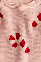 Patterned Cotton Sweater