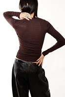 Long-sleeved Jersey Top