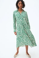 Viscose shirt dress